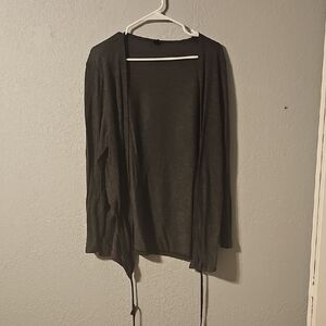 SHEIN Elegant Charcoal Women's Cardigan